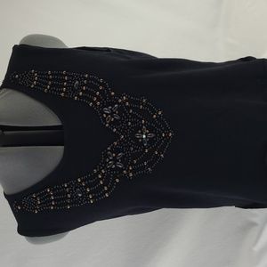 Hearts of Palm beaded sweater tank size XL